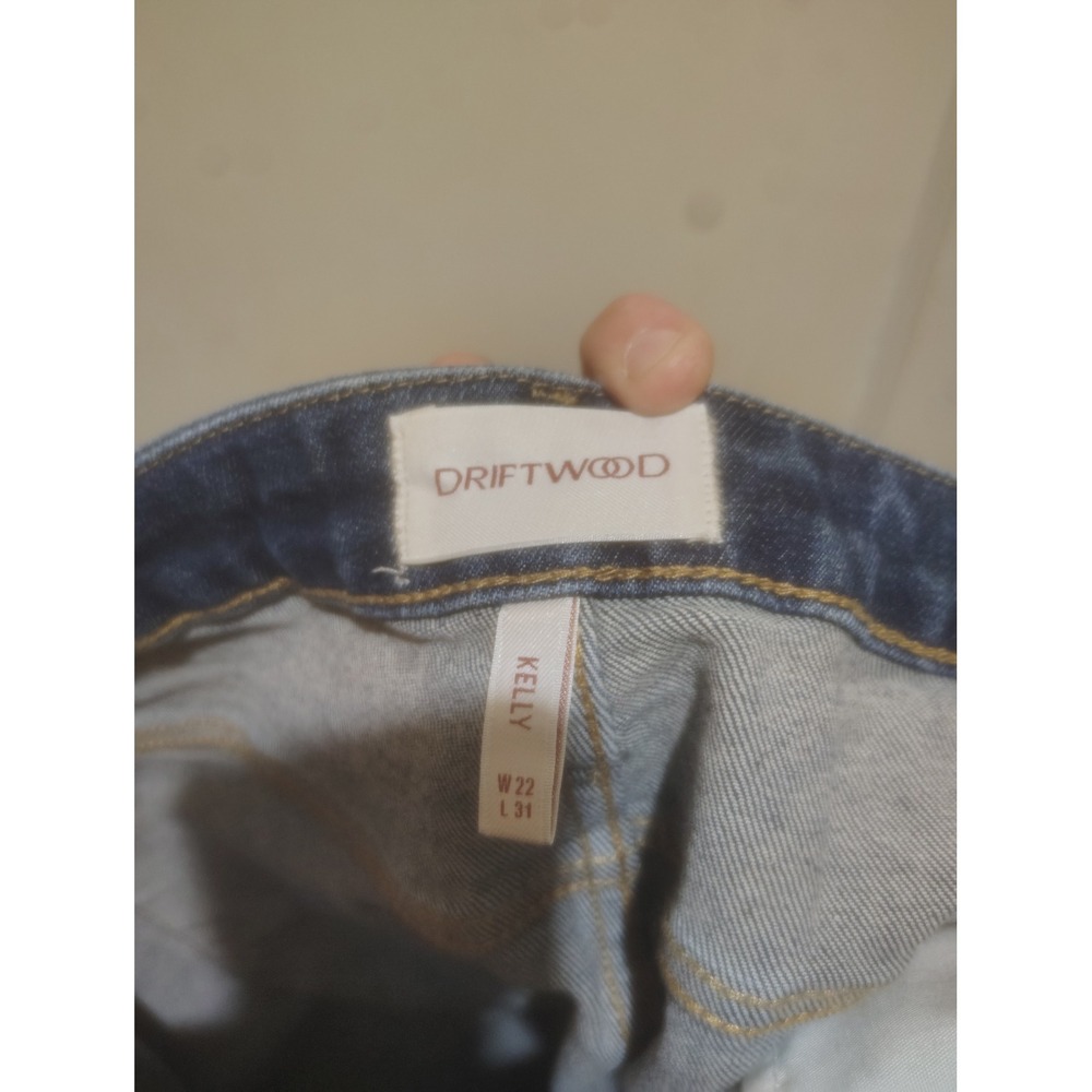 Driftwood Kelly Bootcut Jeans Womens 22 Medium Wash Stretch Denim Blue W22 L31 - Picture 5 of 6